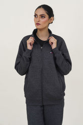 Tomy-Mockneck Warm-UP Grey Tracksuit